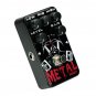 MOEN AM-TM Metal Guitar Effect Pedal Metal Distortion Level Gain Low Middle High