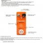 Mosky P90 PRO Guitar or Bass Effect Pedal Script Speed Footswitch Knob PHASE-90