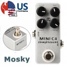 Mosky MINI COMPRESSOR Electric Guitar Effect Pedal Sustain Level Attack Clipping