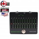 MOSKY BOOST & 10 Band Equalizer Pedal EQ Clean Buffer Booster 31.25Hz-16kHz