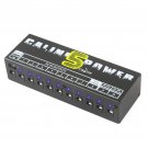 Caline Power 5 Isolated Pedal Power Supply 10 Outputs Portable Low Noise Design