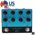 Fanmuzk SBK MAX Preamp Pedal Bass Distortion 4-band EQ Speaker Cabinet Emulation