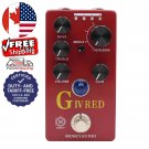 MOSKY G IV RED Purple Channel Preamp/Overdrive/Distortion Pedal Guitar Bass