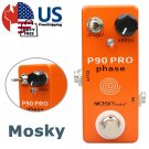 Mosky P90 PRO Guitar Bass Effect Pedal Script Speed Footswitch Knob PHASE90 Mini