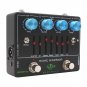 Fanmuzk Rome Warrior Bass Preamp Pedal 6-Band Graphic EQ Headphone Out AUX In
