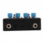 Fanmuzk Rome Warrior Bass Preamp Pedal 6-Band Graphic EQ Headphone Out AUX In