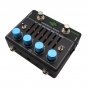Fanmuzk Rome Warrior Bass Preamp Pedal 6-Band Graphic EQ Headphone Out AUX In