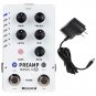 Mooer Preamp X2 Guitar Effect Pedal + Power Supply NEW!