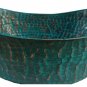 Rustic Aged Oxidized Green Patina Copper Bathroom Bathtub Sink Remodel Decor