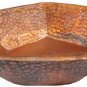 Rustic Pentagon Copper Foot Soak Bath Wash Massage Spa Therapy Pedicure Bowls