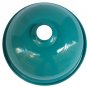 Light Weight Turquoise Hand Hammered Metal Toilet Bathroom Lavatory Sink