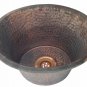 Rustic Industrial Bathroom Copper Above Counter / Drop In Sink