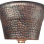 Rustic Industrial Bathroom Copper Above Counter / Drop In Sink