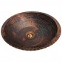 Forged Reddish Rustic Bathroom Copper Dome Sink Kitchen Modification Alteration