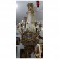 Crystal Chandelier X-LARGE French JUMBO Basket Gilded Bronze Empire Bowl 32"X52"