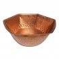 2 Hexagonal Base Copper Foot Bath Massage Spa Beauty Salon Therapy Pedicure Bowl
