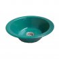 lightweight Hand Textured Turquoise Panning Bathroom Sink Toilet Lavatory