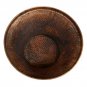 Hand Hammered Rustic Copper Ring Handles Kettle Fire Place Bowl Centerpiece