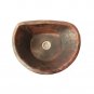 Rustic Bronze Copper Bathroom Half Round Sink Toilet Renewal Remodel Wash Basin
