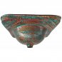 Green Patina Aged Oxidized Copper Bathroom Sink Toilet Square Design Lavatory