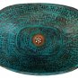 Mini Small Green Patina Aged Oxidized Copper Bathroom Vanity Sink Bathtub Basin