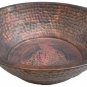Portable Rustic Copper Foot Pedicure Tub Soaking Wash Massage Spa Therapy Bowl