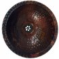 Rustic Oil Rubbed Pure Copper PETITE Bathroom Sink Wash Basin Bowl Washbasin