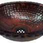 Rustic Oil Rubbed Pure Copper PETITE Bathroom Sink Wash Basin Bowl Washbasin