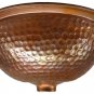 Hammered Bronze Rustic Bathroom Copper Dome Sink Kitchen Construction Washbasin