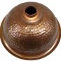 Hammered Bronze Rustic Bathroom Copper Dome Sink Kitchen Construction Washbasin