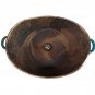Green Patina Exterior Rustic Copper Bathroom Sink Toilet Bathtub Shape Boat Bowl