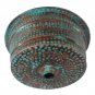 Green Aged Patina Hammered Copper Bathroom Sink Wash Basin Bowl Toilet Washbowl