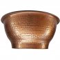 8" DEEP Pair Polished Copper Foot Bath Wash Massage Spa Pedicure Bowls Pots