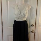 WOMENS V CUT NECKLINE EMPIRE WAIST  DRESS BY ENFOCUS SIZE 8