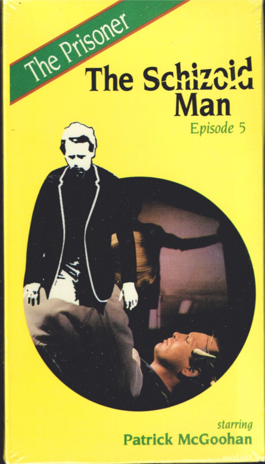 Patrick McGoohan- 60s- Cult- Sci Fi TV- The Schizoid Man- S01 E10-New-Sealed- VHS- The Prisoner- Fr