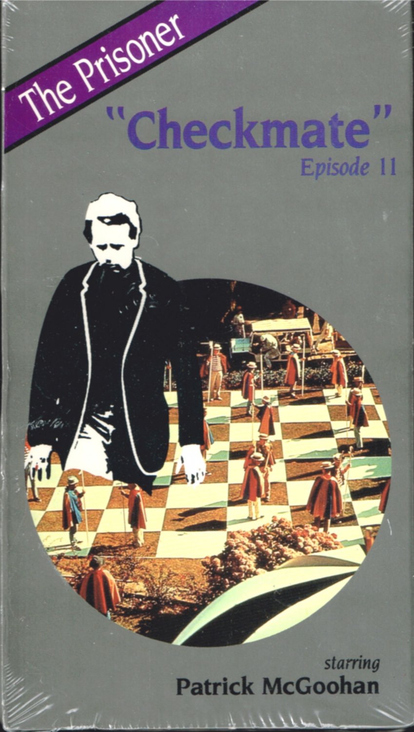 Patrick McGoohan-60s-Cult-Sci Fi TV Show-VHS-The Prisoner-Checkmate-S1 E11-New-Sealed-Ronald Radd