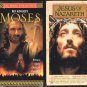 2 VHS Movies-Jesus Of Nazareth and Moses-New-Sealed-Franco Zefirelli- Ben Kingsley