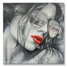 100% handmade Flaming Lip 32*32Inch (80*80)
