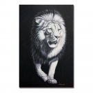 Canvas Print White Lion 24x36Inch (60x90cm)
