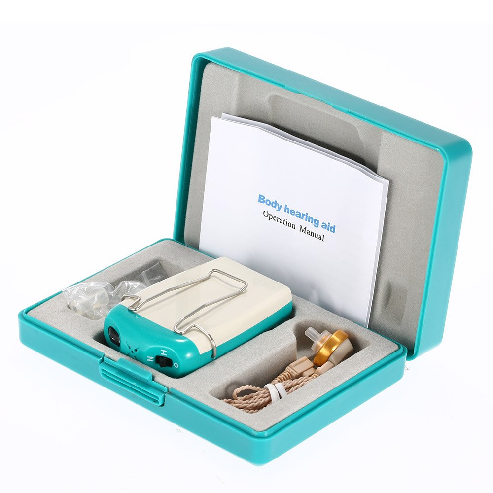 Adjustable Hearing Aid Pocket Sound Amplifier With Earplug