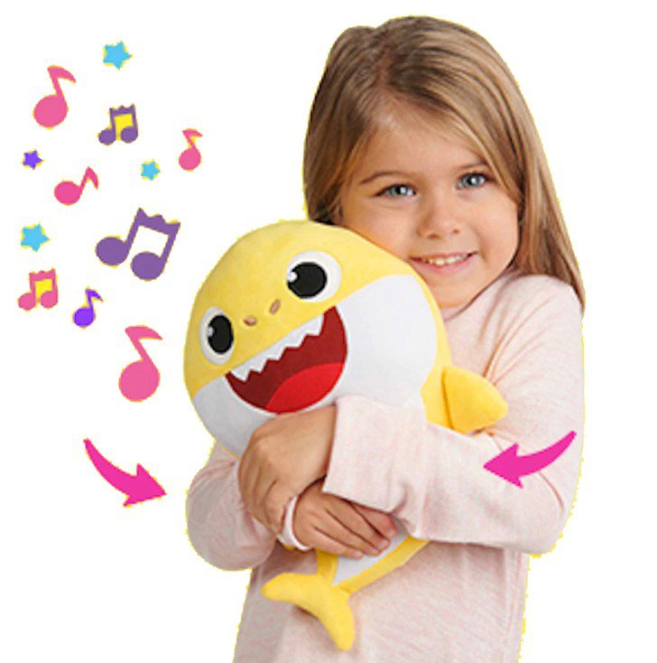 pinkfong baby shark official singing plush