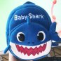 Baby Shark School Bag Kindergarten children (Message color )
