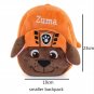 Cartoon Plush School Bag Kindergarten children (Message color )