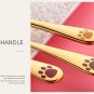 Kids Dinnerware Animal printing Cutlery 3 pcs (Message Color)