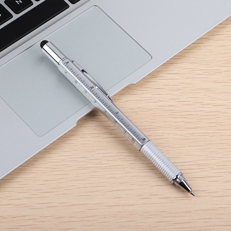 Multifunction Pen Tool Ballpoint  Screwdriver Ruler 6 in 1