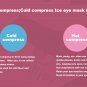 Gel Eye Mask Care Cold Pack Cooling & Antipyretics Health Elimination