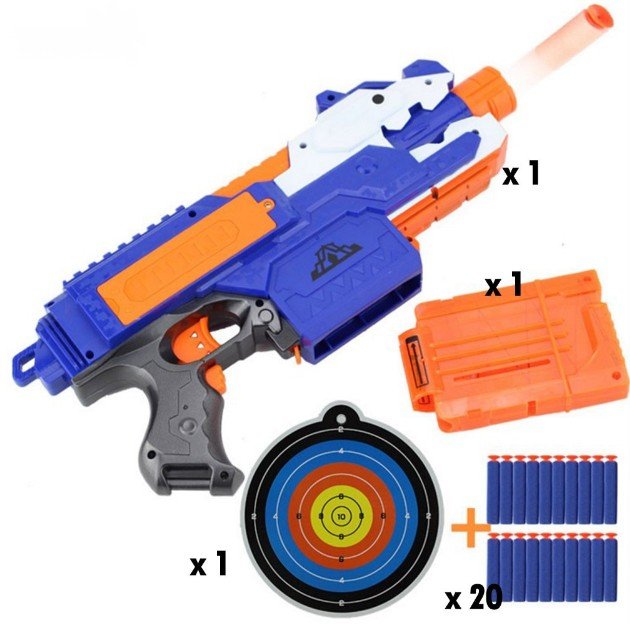 Electric Outdoors Soft Bullet Toy Gun