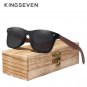 Polarized Sunglasses Walnut Wood Mirror Lens Sun Glasses