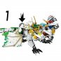 Lepin Ninja mirage ultimate dragon ( lego 9450 analog)  | NINJAGO | Building Block