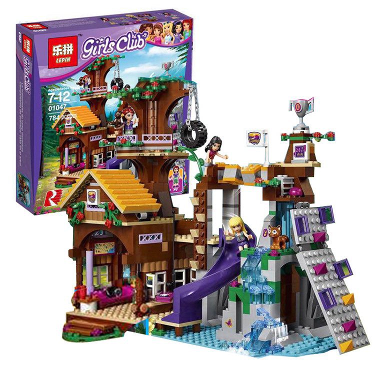 Friends Adventure Camp Tree House (Lego 41122 analog) Building Blocks